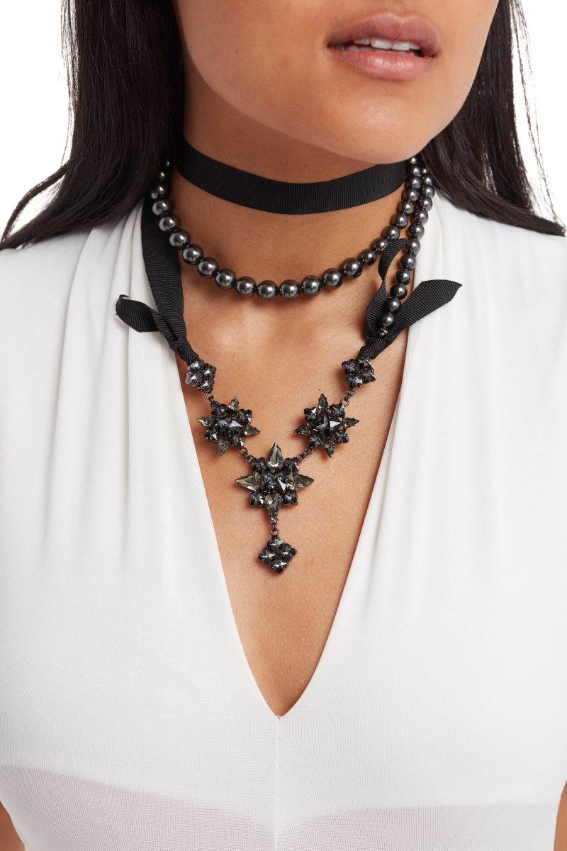 Crystal Night Roxy Layered Necklace