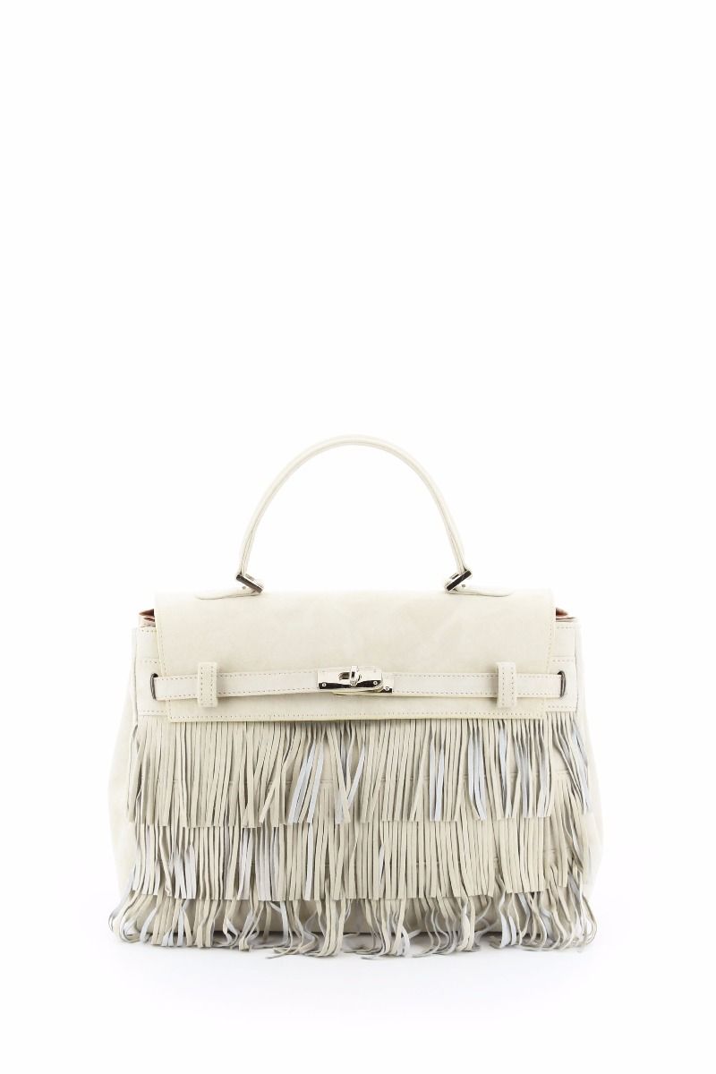 Hippie Chic Medium Fringe Bag with Top Handle