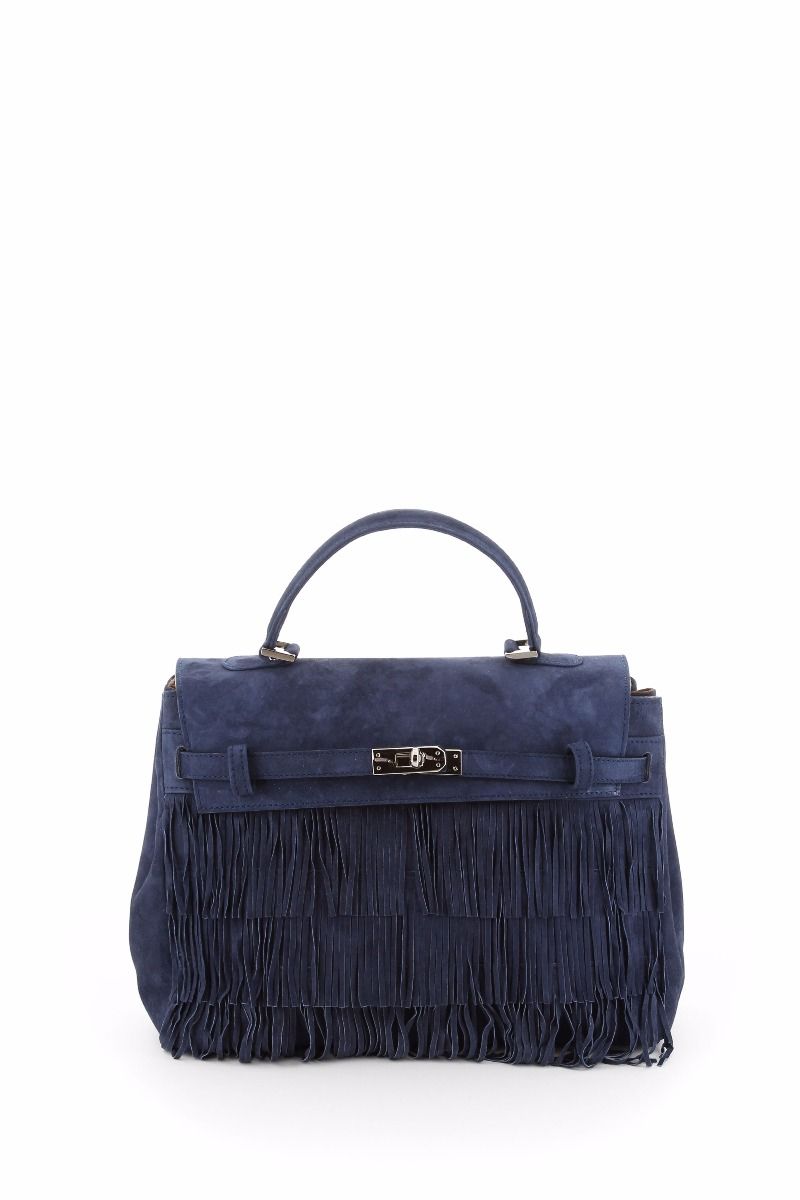 Hippie Chic Medium Fringe Bag with Top Handle