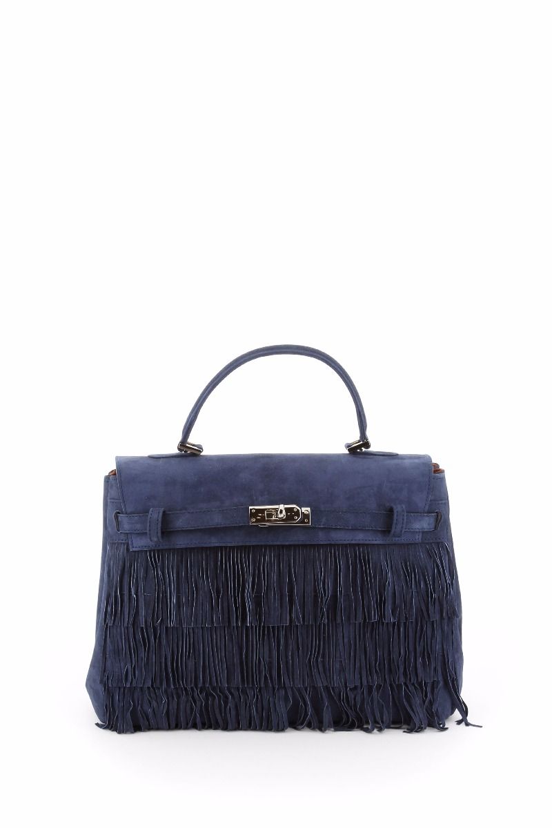 Hippie Chic Medium Fringe Bag with Top Handle