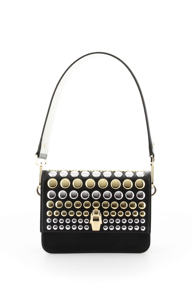 Milano Studded Medium Shoulder Bag