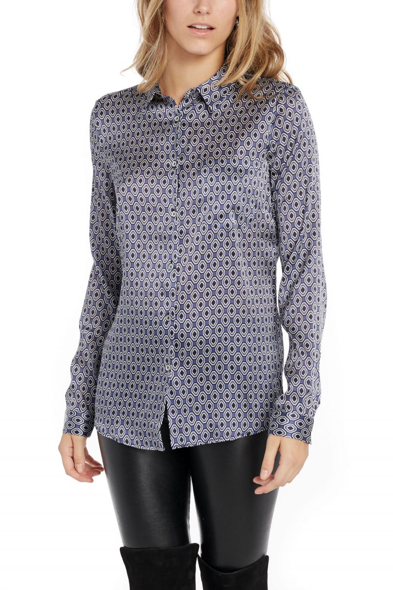 Silk Patterned Blouse