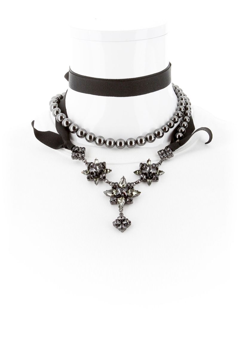 Crystal Night Roxy Layered Necklace
