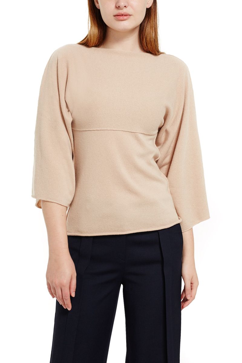 Cashmere Sweater Flared Sleeves