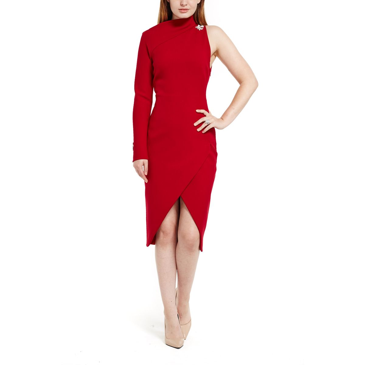 asymmetrical cocktail dress