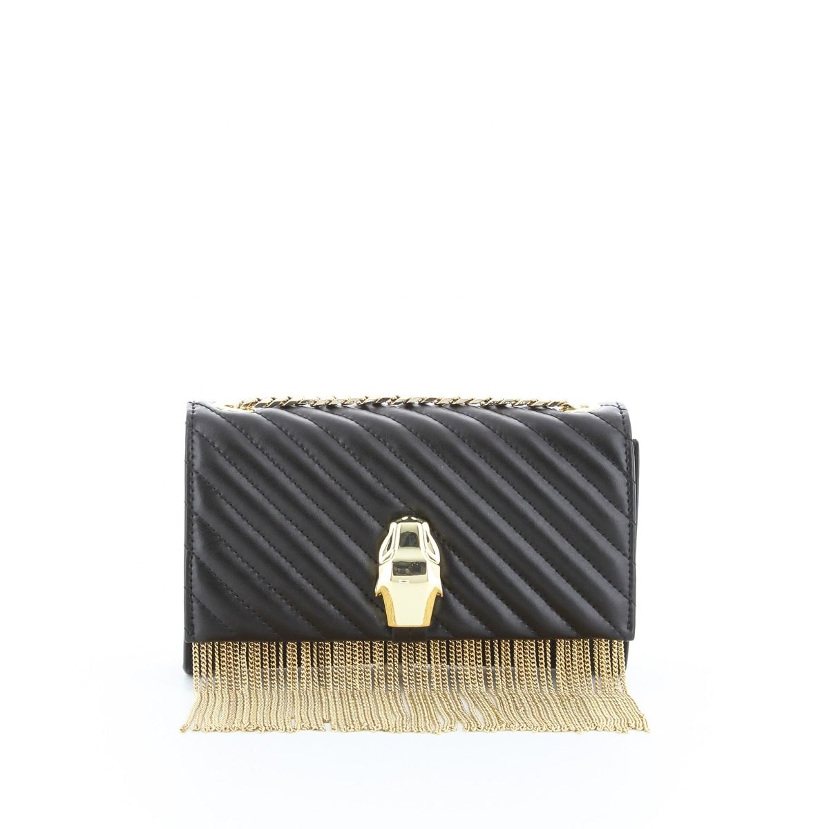 gold fringe bag